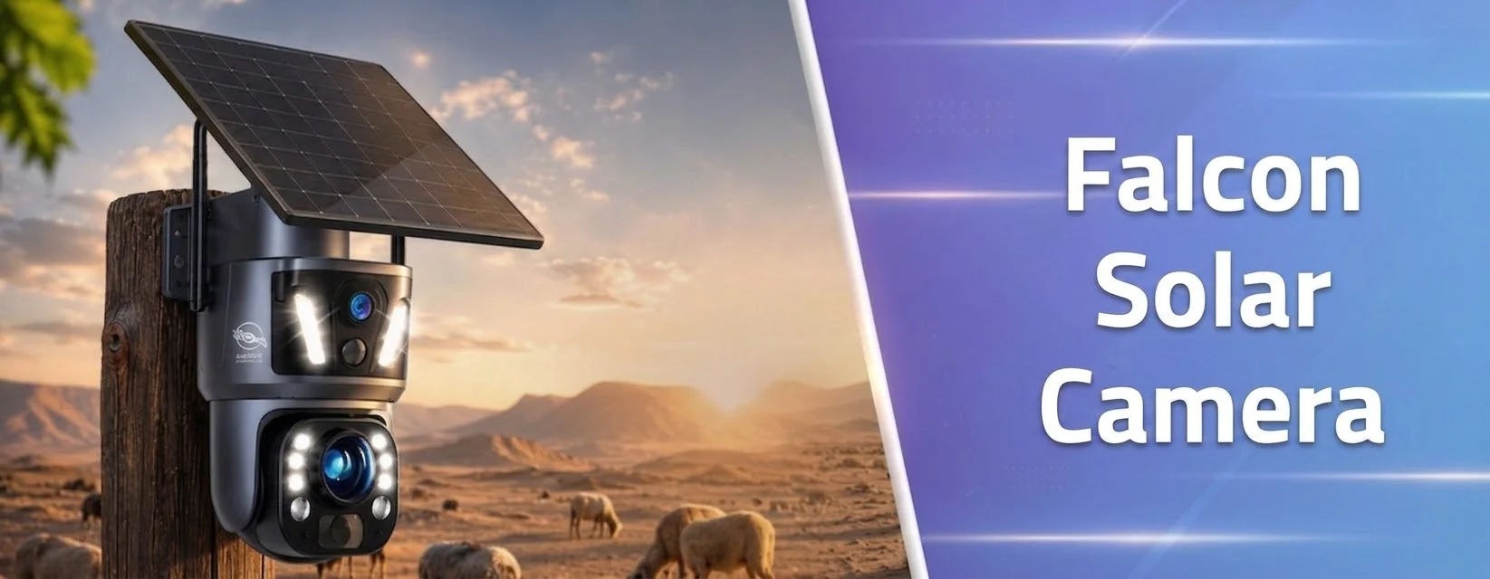 Falcon Solar Camera — solar-powered outdoor security